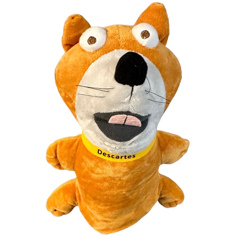 New Big Ideas Learning Descartes Cat Stuffed Plush Toy 11” Puppet Teachers Aid